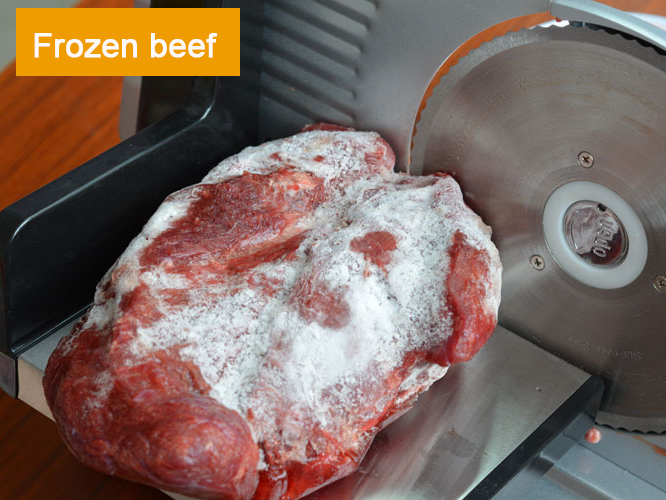 Frozen beef