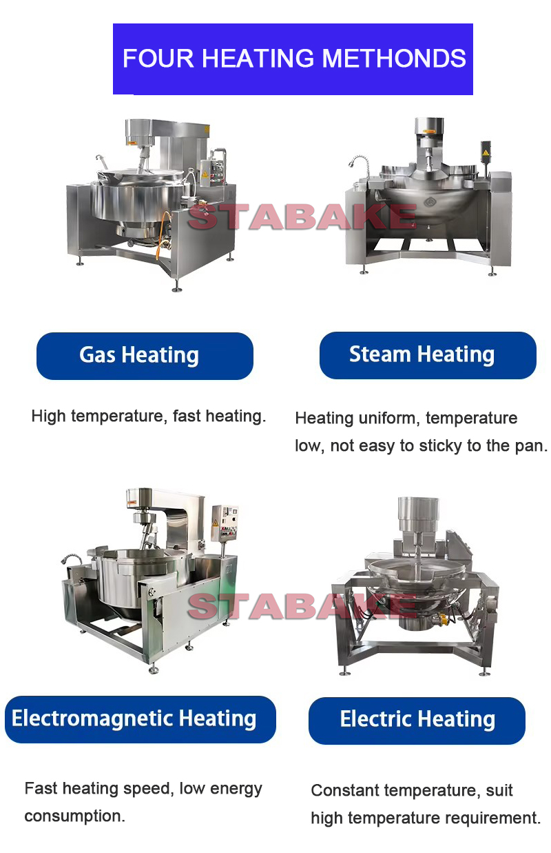 cooking mixer heating ways 