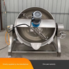 Electric Heating Vertical Stainless Steel Cooking Pot for Stirring Braising Pork Trotters Jacketed Kettle