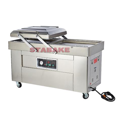 Double chamber vacuum sealing machine